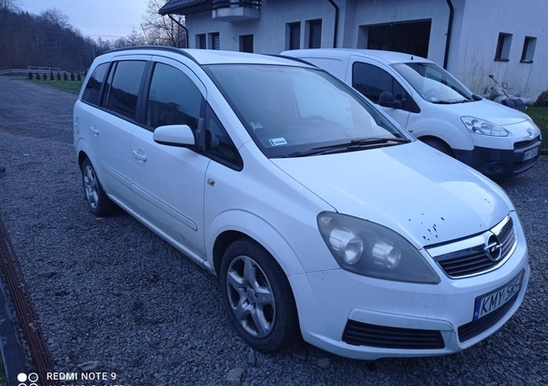Opel Zafira cena 6000 przebieg: 309000, rok produkcji 2007 z Pogorzela małe 37